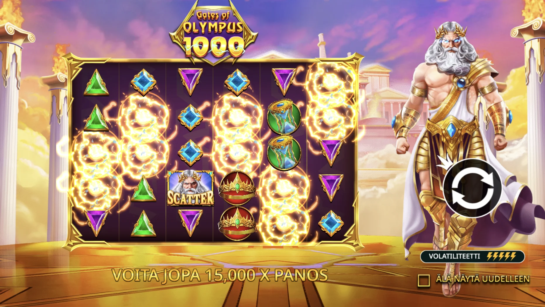 Play Gates of Olympus 1000 Free Demo